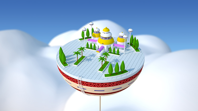 Illustration for article titled Famous Dragon Ball LocationsĀ In 3D